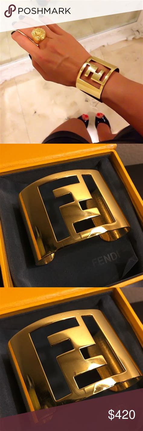 fendi cuff links|buy fendi bangle online.